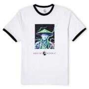 Mortal Kombat Raiden T-Shirt Ringer Unisexe - Blanc/Noir