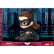 Hot Toys Cosbaby - El Caballero Oscuro: La Leyenda Renace (Talla S) - Catwoman con Batpod