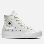 Converse Women's Chuck Taylor All Star It's Ok To Wander Lift Hi-Top Trainers - Egret/Vintage White/Black