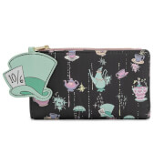 Loungefly Disney Alice In Wonderland A Very Merry Unbirthday To You Flap Wallet