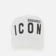 Dsquared2 Men's D2 Icon Embroidered Cap - White/Black