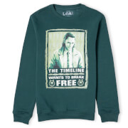 Marvel Loki Timeline Unisex Sweatshirt - Forest Green