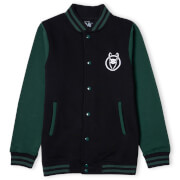 Marvel Loki Logo Unisex Varsity Jacket - Black/Green