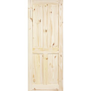 London 4 Panel Knotty Pine Internal Door - 686mm Wide