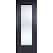Eindhoven Internal Glazed Primed Black 1 Lite Door - 838 x 1981mm