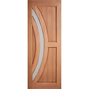 Harrow External Glazed Unfinished Hardwood 1 Lite Door - 813 x 2032mm