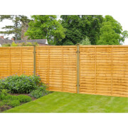Forest Lap Fence Panel - 6x3ft