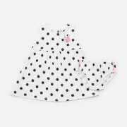 Little Marc Jacobs Baby Girls' Spotty Dress And Bloomer - White