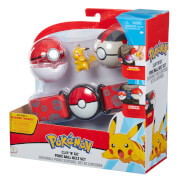 Pokémon set ceinture Clip 'N' Go Pikachu Poke Ball