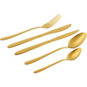 Progress Refine 20 Piece Gold Cutlery Set