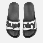Superdry Women's Eva Pool Slide Sandals - Silver