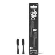 hello Toothbrush Charcoal Replacement Head Refills (2 Pack)
