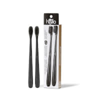 hello Activated Charcoal Infused Bristle Toothbrush - Black (2 Pack)