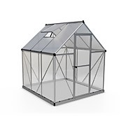 Palram - Canopia Hybrid 6x6ft Silver Greenhouse