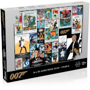 James Bond Movie Posters 1000 piece Jigsaw Puzzle