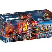 Playmobil Novelmore Knights Burnham Raiders Lava Mine with Fire Launchers (70390)