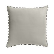 Country Living Linen Pom Pom Cushion - 50x50cm - Latte