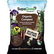SupaGrow Peat Free Organic Garden Compost - 50L