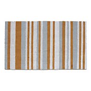 Grey & White Coir Doormat - 45x75cm