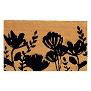 Floral Coir Doormat - 45x75cm