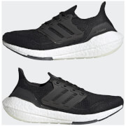 adidas Women's Ultra Boost 21 Running Shoes - Core Black/Core Black/Grey Four
