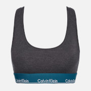 Calvin Klein Women's Modern Cotton Unlined Bralette - Charcoal
