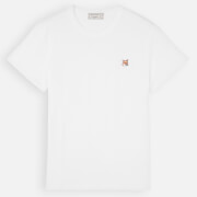 Maison Kitsuné Men's Fox Head Patch T-Shirt - White