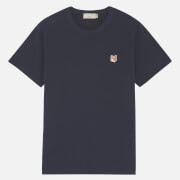 Maison Kitsuné Men's Fox Head Patch T-Shirt - Navy