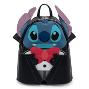 Loungefly Disney Vampire Stitch Bow Tie Mini Backpack