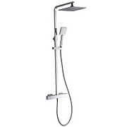 Blade Mixer Shower Valve Thermostatic Touch Safe - Chrome