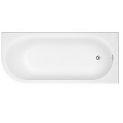 Indus White Right Hand Corner Bath with Panel - 1500 x 750mm