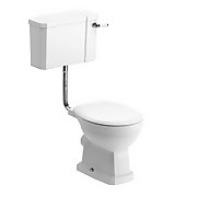 Whitechapel Low Level Toilet with Soft Close Toilet Seat