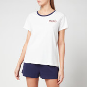 Tommy Hilfiger Women's Sustainable T-Shirt And Shorts Set - White/Yale Navy