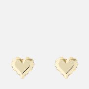 Ted Baker Women's Sersy: Sparkle Heart Earring - Gold Tone/Clear Crystal