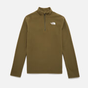 The North Face Boys' Youth Glacier Recycled 1/4 Zip Sweater - Khaki