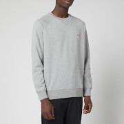 Maison Kitsuné Men's Fox Head Patch Classic Sweatshirt - Grey Melange