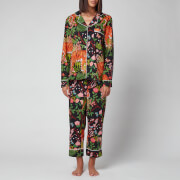 Karen Mabon Women's Midnight Tiger Pyjama Set - Navy