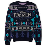 Frozen Christmas Knitted Jumper Navy