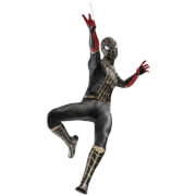 Hot Toys Spider-Man: No Way Home Movie Masterpiece Action Figure 1/6 Spider-Man (Black & Gold Suit) 30 cm