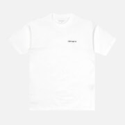 Carhartt WIP Women's Short Sleeve Script Embroidery T-Shirt - White/Black