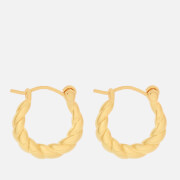 Astrid & Miyu Women's Twisted Mini Hoops In Gold - Gold