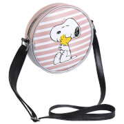 Snoopy and Woodstock Faux-Leather Shoulder Strap Handbag
