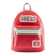 Loungefly NFL San Francisco 49ers Logo Aop Mini Backpack