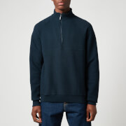 Barbour 55 Degrees North Men's Wear Half Zip Sweatshirt - Navy