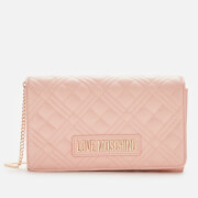 Love Moschino Women's Quilted Shoulder Bag - Rose