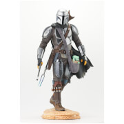 Gentle Giant The Mandalorian Premier Collection Statue - The Mandalorian with Child