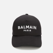 Balmain Men's Cotton Cap - Black/White