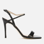 Guess Women's Kabelle Leather Heeled Sandals - Black