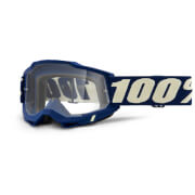 100% ACCURI 2 MTB Goggles Deepmarine - Clear Lens