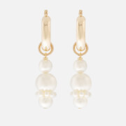 Shrimps Women's Ray Pearl Drop Earrings - Cream